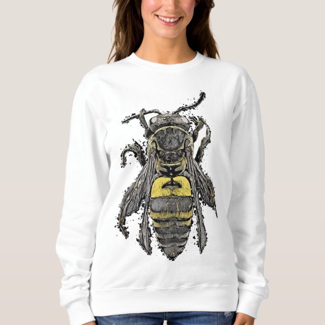 Sweatshirt Abeille de cacao cool (Devant)