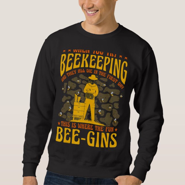 Sweatshirt Abeilles apiculteur dire 21 (Devant)