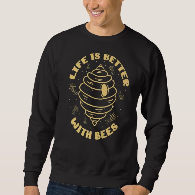 Sweatshirt Abeilles de miel Abeille d'apiculture Insectes Abe (Devant)