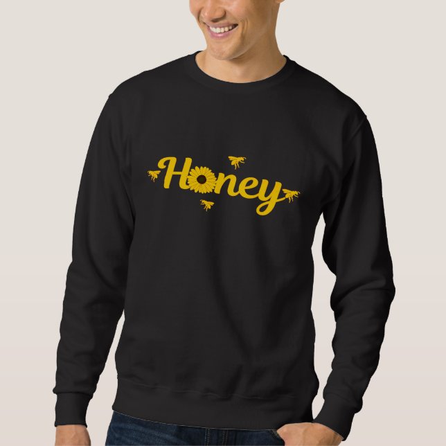 Sweatshirt Abeilles Fleur de Miel Abeille apiculteur (Devant)