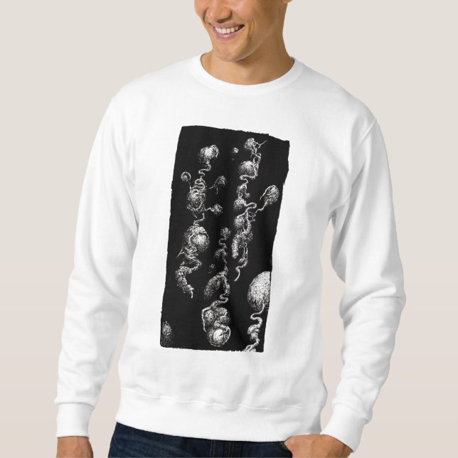 Sweatshirt Aberrations organiques flottantes (Devant)