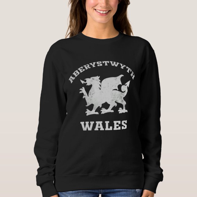 Sweatshirt Aberystywth Men Women Kids Students Wales Welsh Dr (Devant)