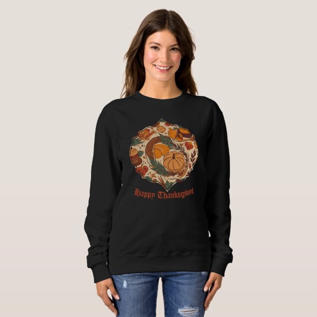 Sweatshirt Abondance d'automne (Devant entier)