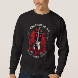 Sweatshirt Abraham Rocks Entrez En Contact Branchez Et Allu