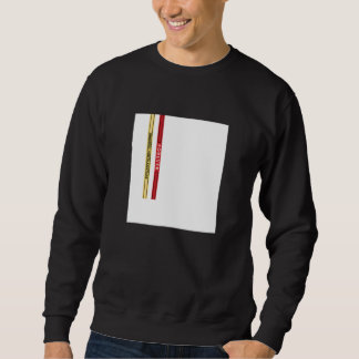 Sweatshirt Abstract White Square Straps Illustration Graphic 