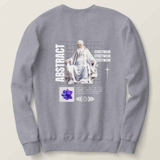 Sweatshirt abstrait - streetwear (Design dos)