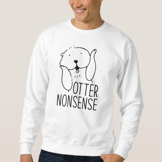 Sweatshirt Absurdités de loutre (Devant)