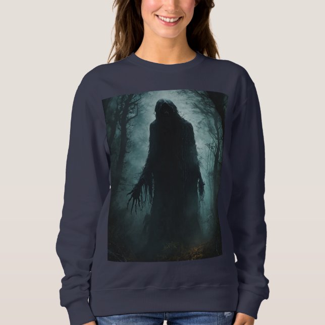 Sweatshirt "Abysse spectrale : Élégance sombre (Devant)