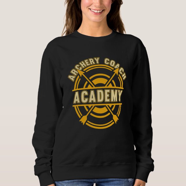 Sweatshirt Académie Bowman Cible Arrow Bow Arc (Devant)