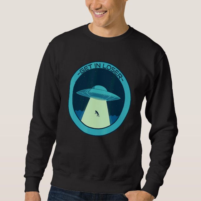 Sweatshirt Accéder À Loser Alien Ufo Design (Devant)