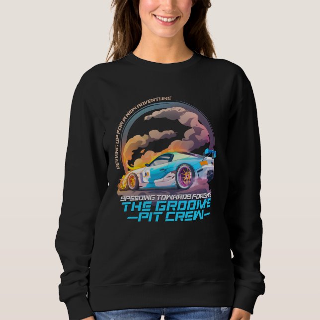 Sweatshirt Accélération vers l'éternité 22  Voiture  Enterrem (Devant)