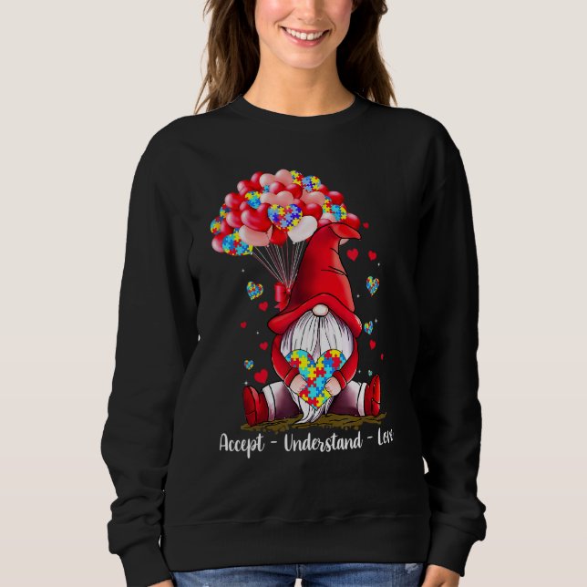 Sweatshirt Accepter Comprendre Sensibilisation sur l'autisme  (Devant)