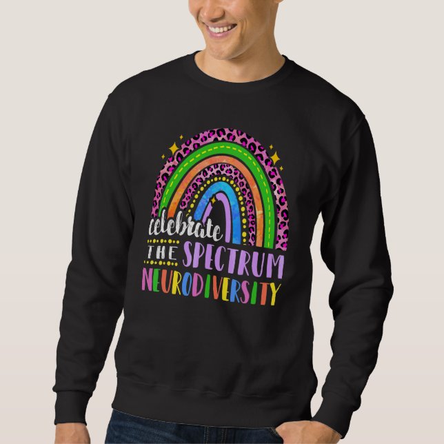 Sweatshirt Accepter la Sensibilisation sur l'autisme de la ne (Devant)