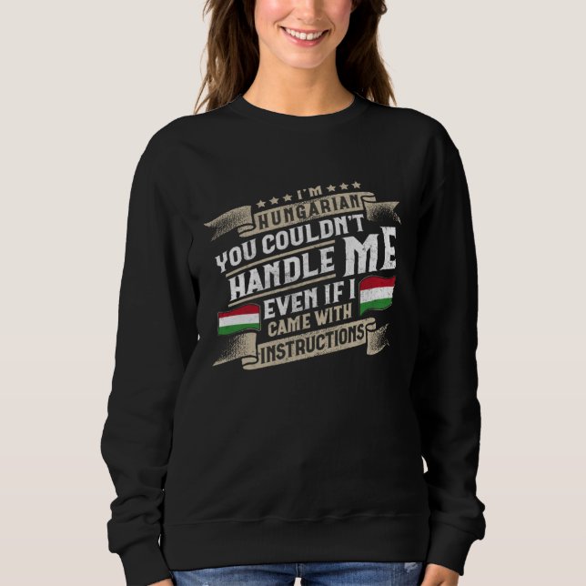 Sweatshirt Accessoires de Hongrie Drapeau des Hongrois Hommes (Devant)
