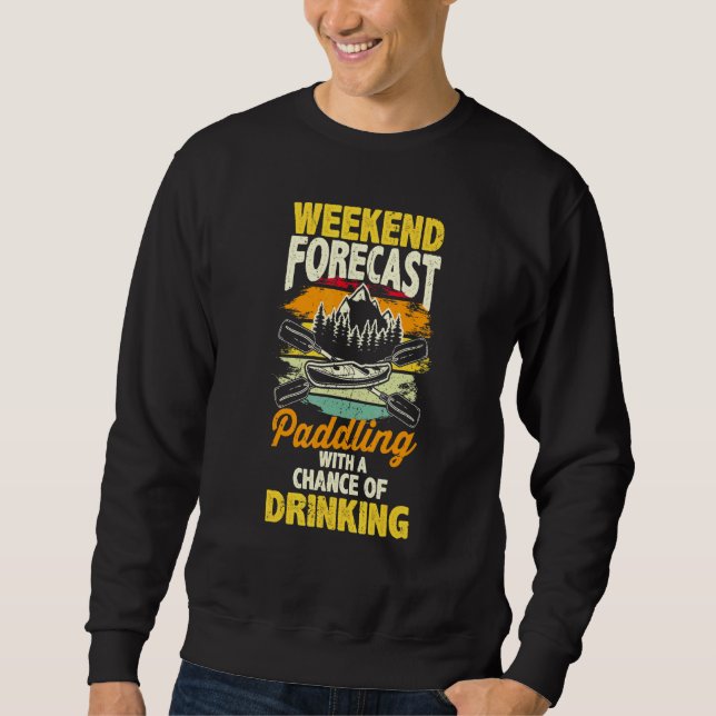 Sweatshirt Accessoires Kayak Paddle - Boire Avec Canoë Et (Devant)
