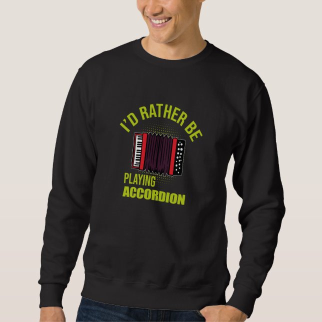 Sweatshirt Accordion Music Teacher Teaching Music (Devant)
