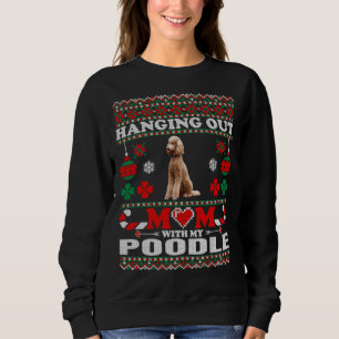 Sweatshirt Accrocher Maman Avec Mon Chien De Poiche Longtemps