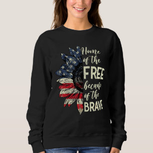 Sweatshirt Accueil De La Liberté À Cause Du Courageux Patriot