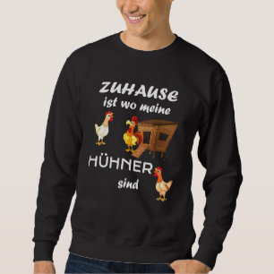 Sweatshirt Accueil Est Où Mes Poulets Sont Fermiers Agritouri
