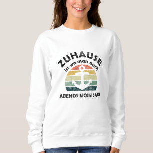 Sweatshirt Accueil Moin Phare Seagull Mer du Nord