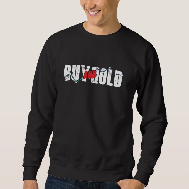 Sweatshirt Acheter Et Placer Investir Dividende Capitalisme S (Devant)