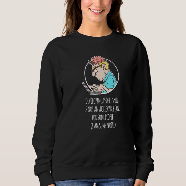 Sweatshirt Achievable Goals Developing People Skills (Devant)
