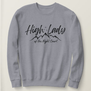 Sweatshirt ACOTAR Feyre Haute Dame de la Cour de Nuit Velaris