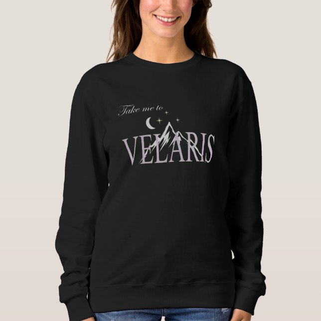 Sweatshirt Acotar M'Emmène À Velaris Illiryan Valkyrie (Devant)