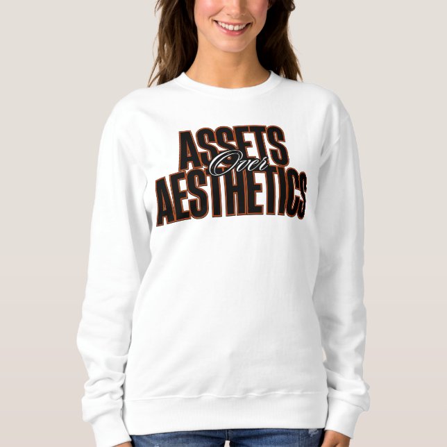 Sweatshirt Actifs sur la substance Aesthetics™ sur la surface (Devant)
