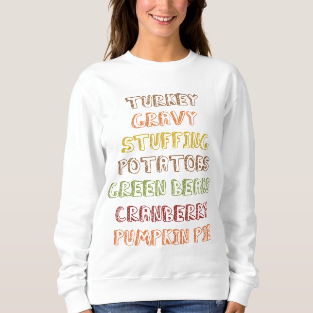 Sweatshirt Action de grâce (Devant)