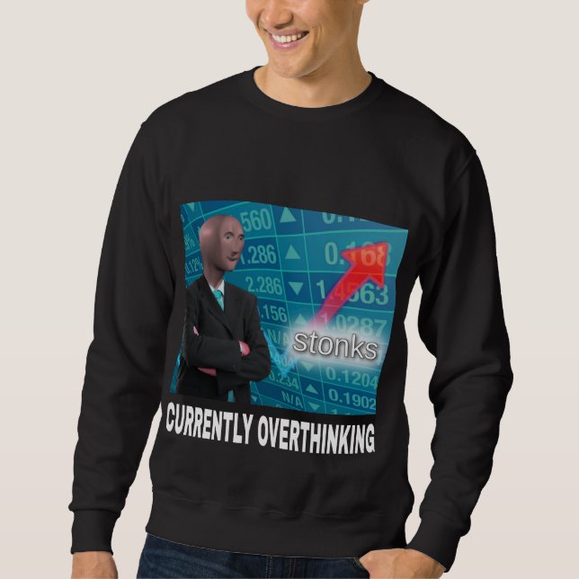 SWEATSHIRT ACTUELLEMENT TOUT SURANALYSER (Devant)