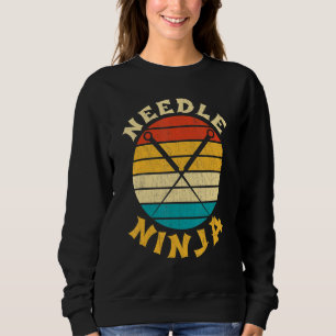Sweatshirt Acupuncture Aiguille Ninja Retro Vintage Acupunctu