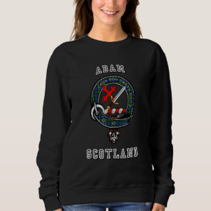 Sweatshirt Adam Tartan Clan Badge Style sportif