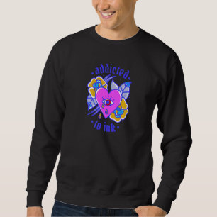 Sweatshirt Addicité Au Tatouage Du Commerce De L'Encre
