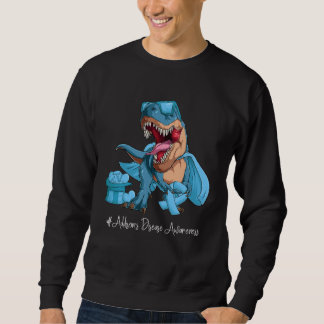 Sweatshirt Addison s disease Awareness Month Light Blue Ribbo