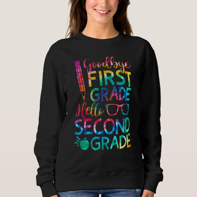 Sweatshirt Adieu 1ère année Bonjour 2e année (Devant)