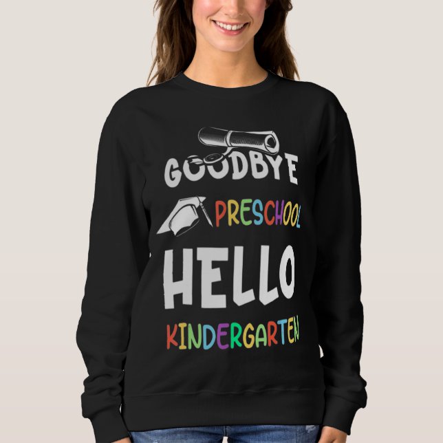 Sweatshirt Adieu Primaire Diplôme Bonjour maternelle Pr (Devant)