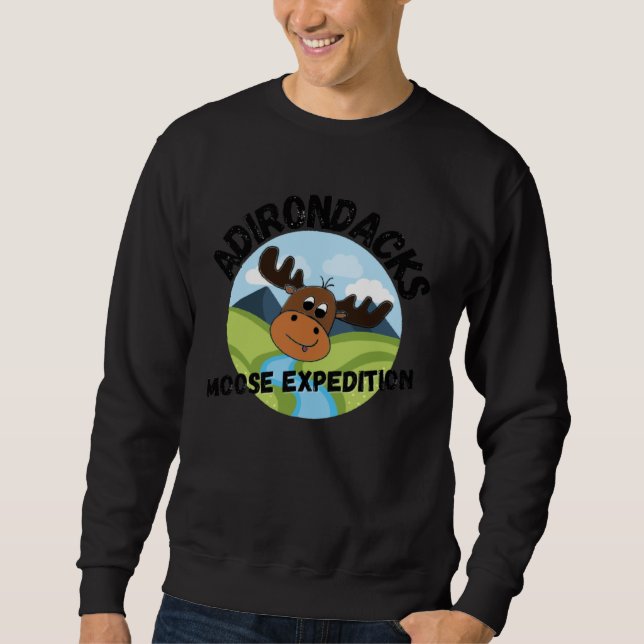 Sweatshirt Adirondacks Moose Expedition (Devant)