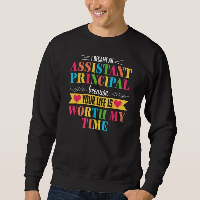 Sweatshirt Adjoint(e) Principal(e) Appréciation Remonter À Sc (Devant)