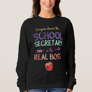 Sweatshirt Adjointe administrative de l'école Secrétaire de l