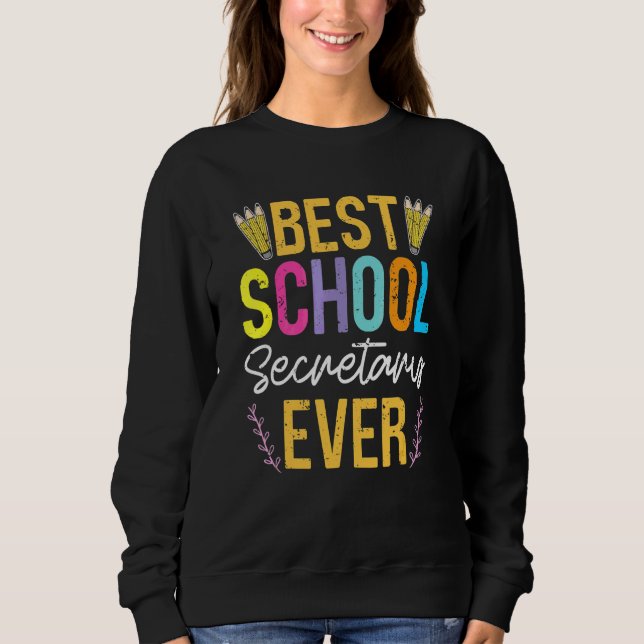 Sweatshirt Adjointe administrative réception Lady School Se (Devant)