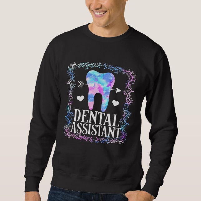 Sweatshirt Adjointe dentaire Chemise dentaire mignonne Dentis (Devant)