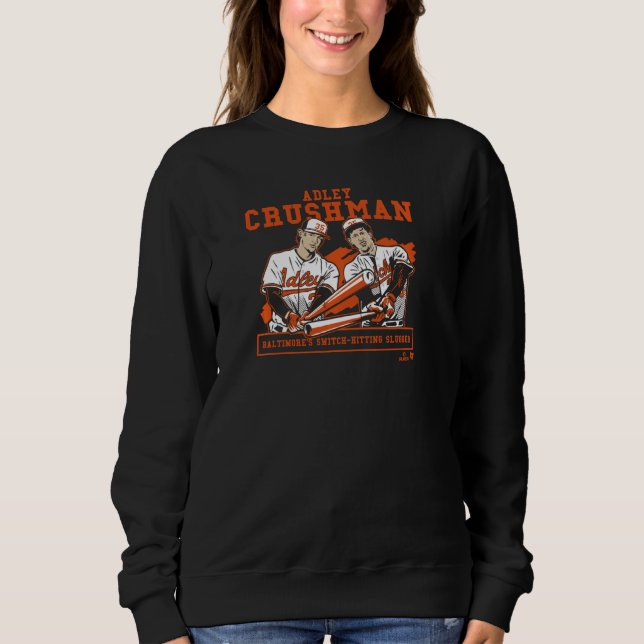 Sweatshirt Adley Rutschman - Crushman - Baltimore Baseball (Devant)