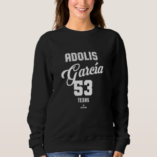 Sweatshirt Adolis Garcia 53 Texas Baseball Vintage MLBPA