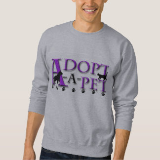 Sweatshirt Adopter-UN-Animal familier