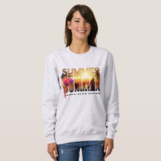 Sweatshirt Adoptez l'été | Femmes (Devant entier)