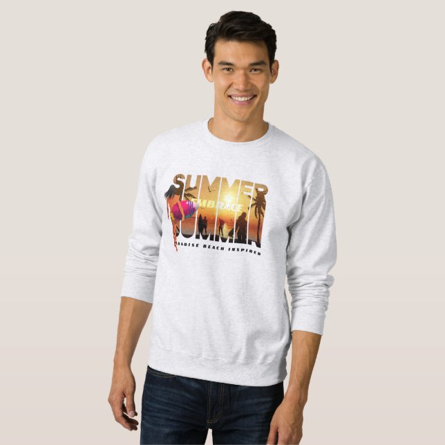 Sweatshirt Adoptez l'été | Hommes (Devant entier)