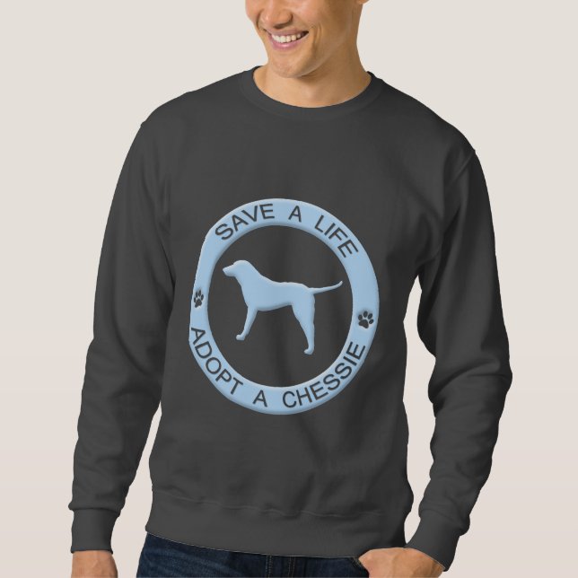 Sweatshirt Adoptez un T-shirt de Chessie (Devant)