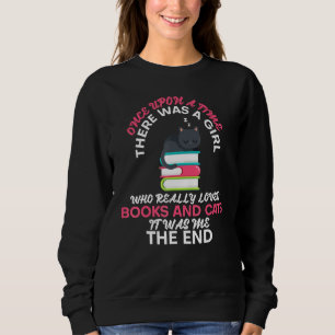 Sweatshirt Adorable Kitten Et Lecture Hommes Femmes
