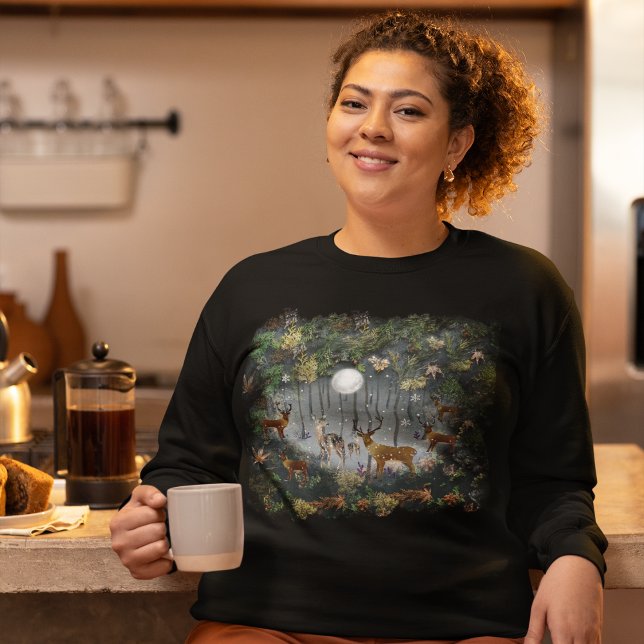 Sweatshirt Adorable Rindeer La Nuit (Créateur téléchargé)